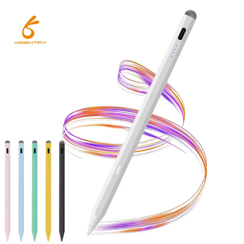 Applicable to Android iPad Tablet PC Mobile phone Universal stylus, writing pen, rechargeable button to control touch screen pen