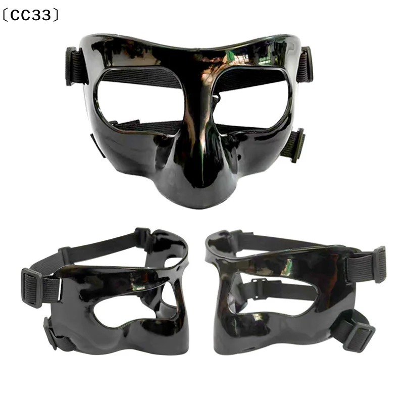 Basketball  Mask Sports Durable Adjustable Mask Boxing Guards Shield Mask For Sports Broken Nose Protective Facial Cover〔CC33〕