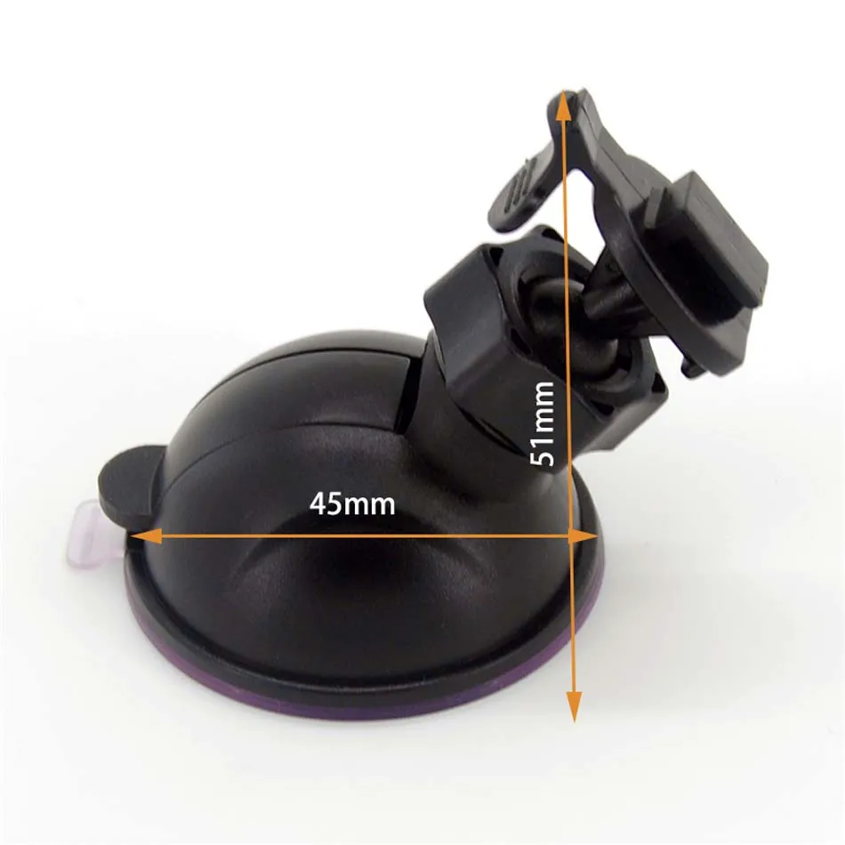 T bukle Car Driving Recorder Suction Cup Bracket Camera Mount Fixed Base 12mm Ball Head Accessory for Small Ant Xiaomi YI GoPro