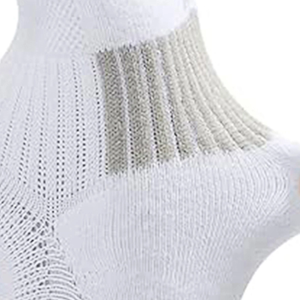 5/10/20 Pairs Women\'s White No Show Socks, Comfortable, Breathable, Moisture-Wicking, Athletic Style, Durable Support