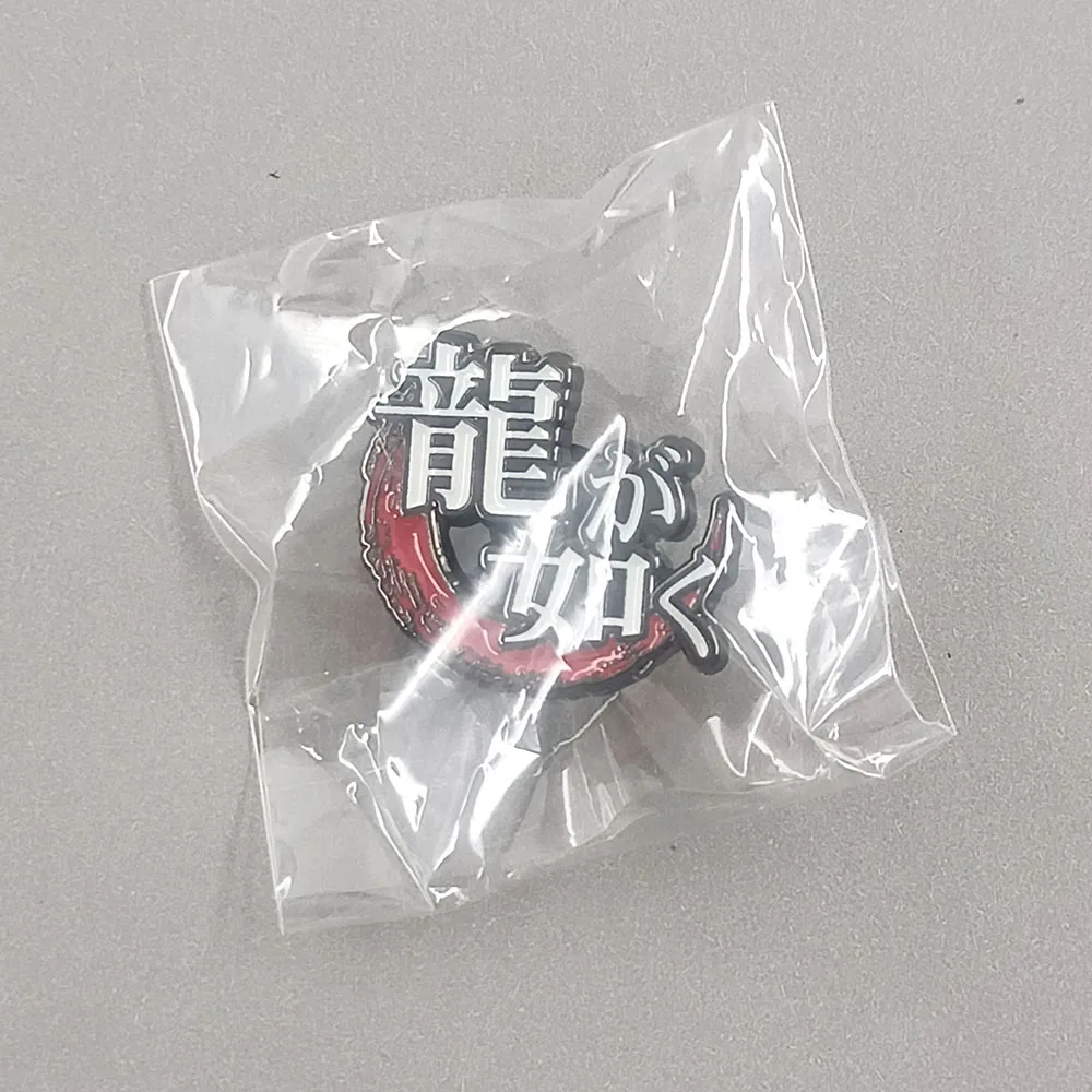 Like A Dragon Emaille-Pins Yakuza Ryu Ga Gotoku Broschen Japanische Kalligraphie Metall-Abzeichen Kleidung Rucksack Anstecknadel Geschenk – Detail 9