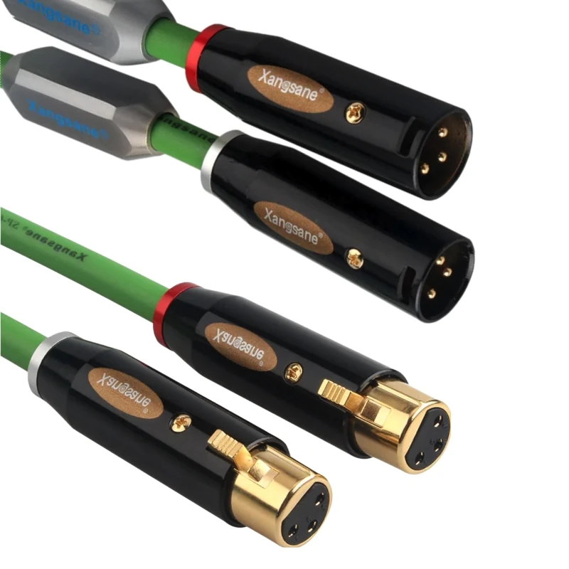 high-end-silver-plated-occ-xlr-cable-balanced-hifi-audio-upgrade-cord-for-power-amplifier-dac-cannon-connector