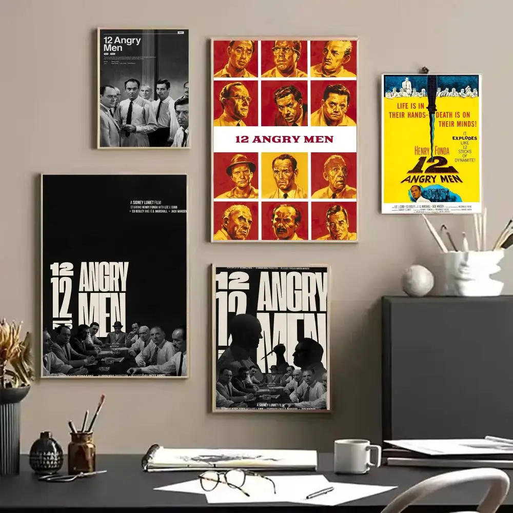 Картина с мотивами фильма "12 рассерженных мужчин", искусство на стену