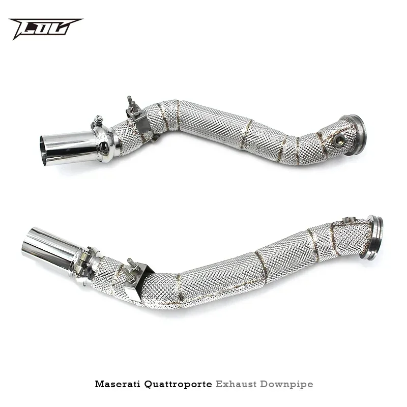 OEM Catless Exhaust Downpipe For Maserati Quattroporte 3.0T 2013-2016 High Performance Downpipe Stainless Steel Exhaust Systems