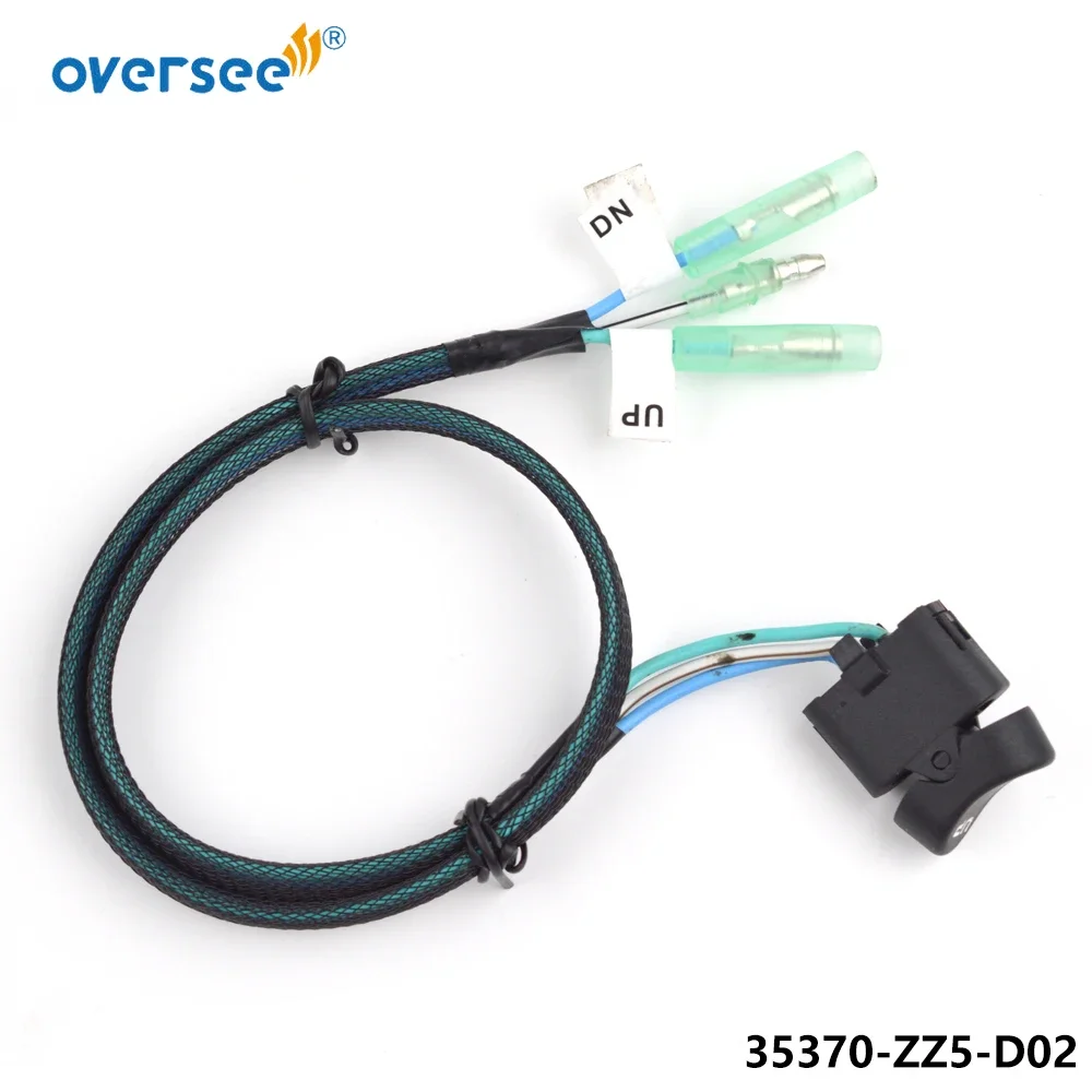 Oversee 35370-ZZ5-D02 Boat Motor Power Trim & Tilt Switch for Honda Outboard Side Remote Control Box 24800-ZZ5-A02