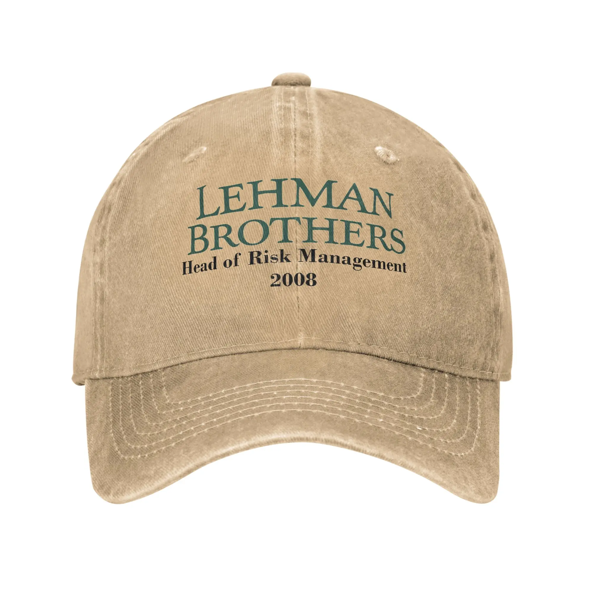 Lehman Brothers Head of Risk Managment 2008 Casual Baseball Cap Kpop Rock Trucker Hat Summer Sunscreen Men Classic Baseball Caps