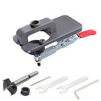 35mm Concealed Hinge Drilling Guide Kit Aluminum Hinge Hole Opener Template Puncher Locator for Door Cabinets Installation