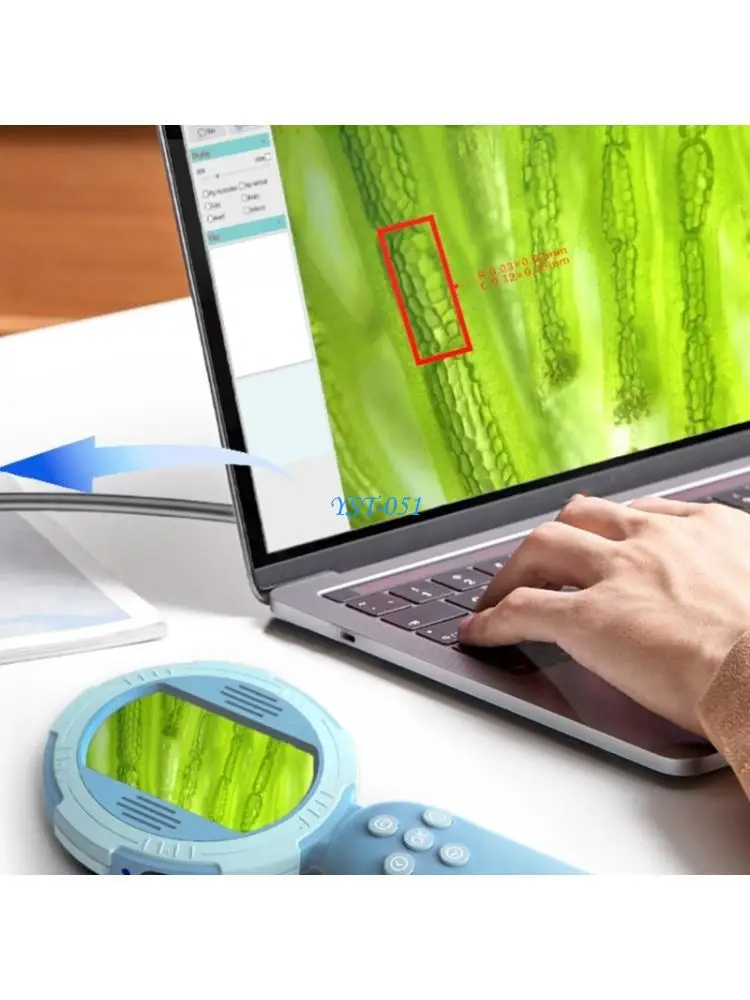 

E15A Children Electronic Zoom Magnifier With Rechargeable Battery Storage Card Slot For Microscopic Study