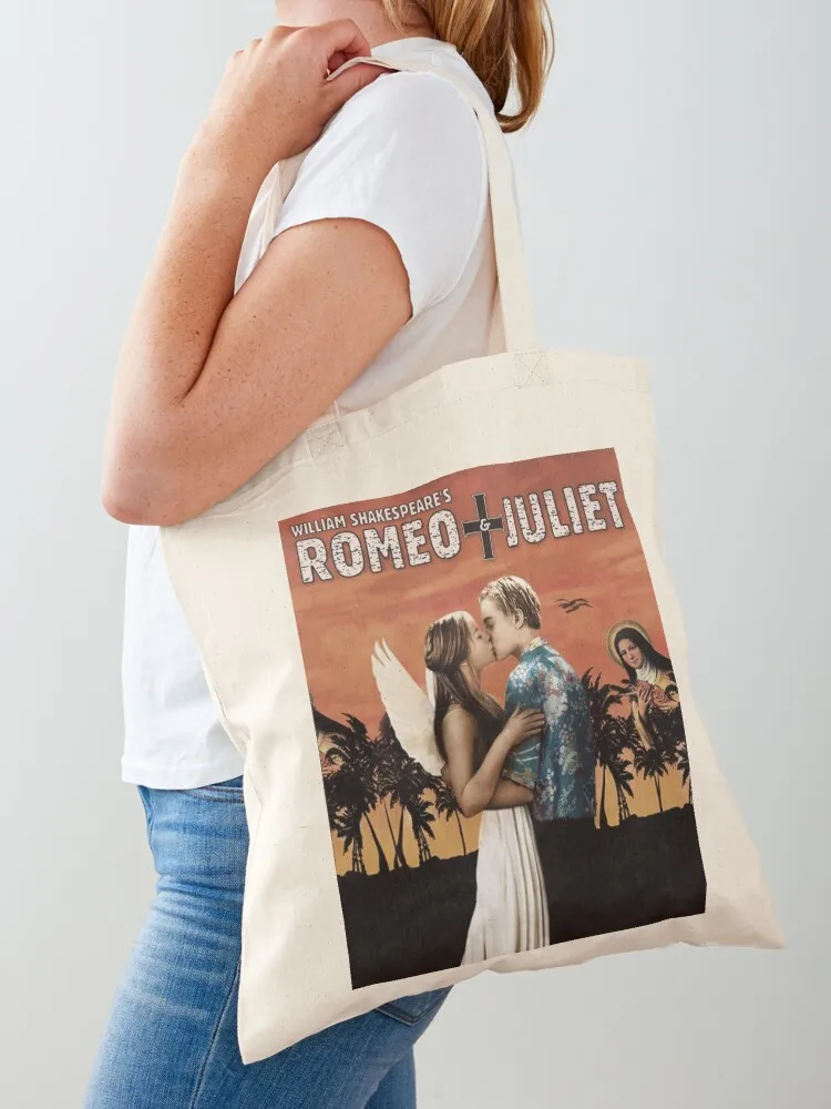 

Romeo + Juliet -1996- Poster Promotion Tote Bag custom fabric bag Handbags sacs de shopping Customizable tote bag