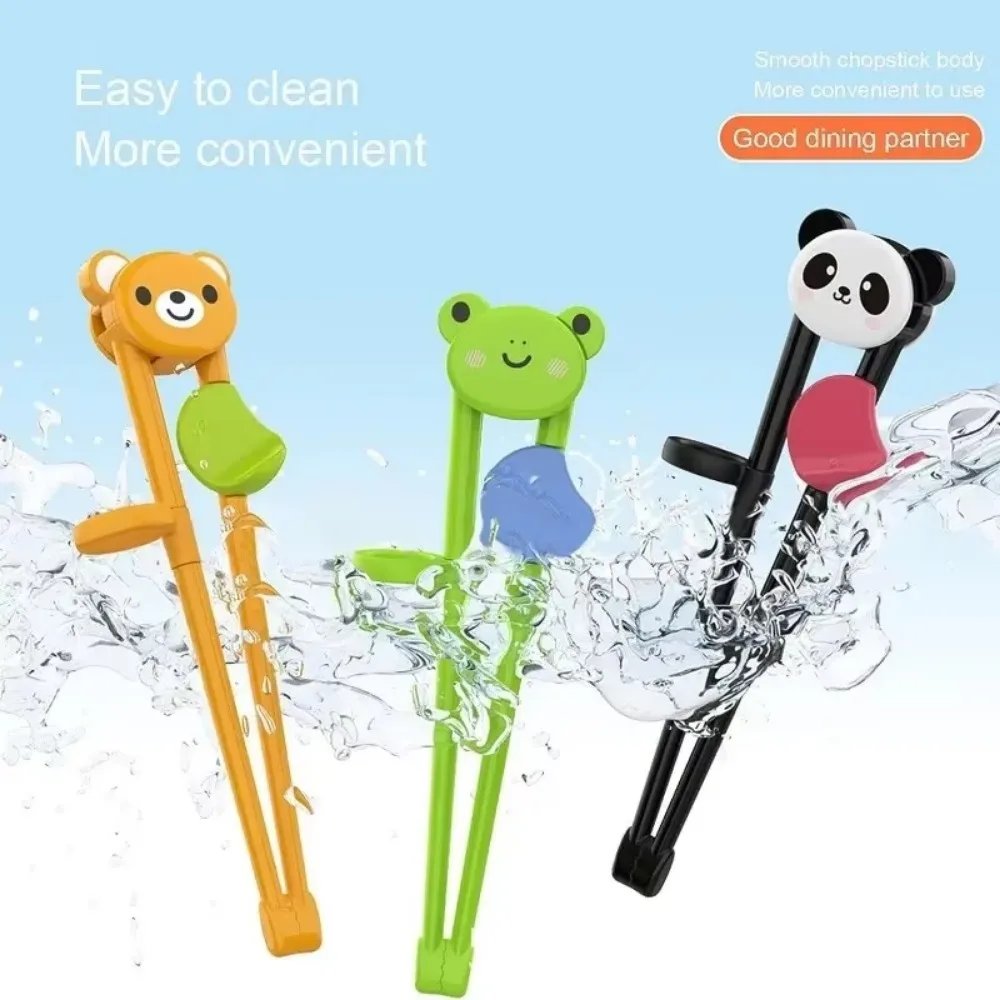 Cartoon Animal Chopsticks for Children Baby Kids Elementary Learning Chopstick Cute Bear Panda Training Tableware Food Sticks