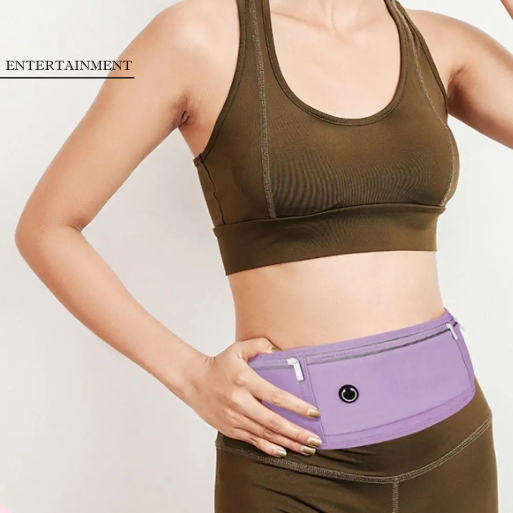 

Three-section Running Waist Bags Waterproof Multi-function Marathon Running Bag Belt Bag Lightweight Sports Phone Bag