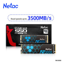 Netac SSD NVME M2 1TB 2TB SSD 250GB 500GB M2 Solid State Hard Disk Drive PCIe 3.0X4 with Heat Sink for Laptop Desktop