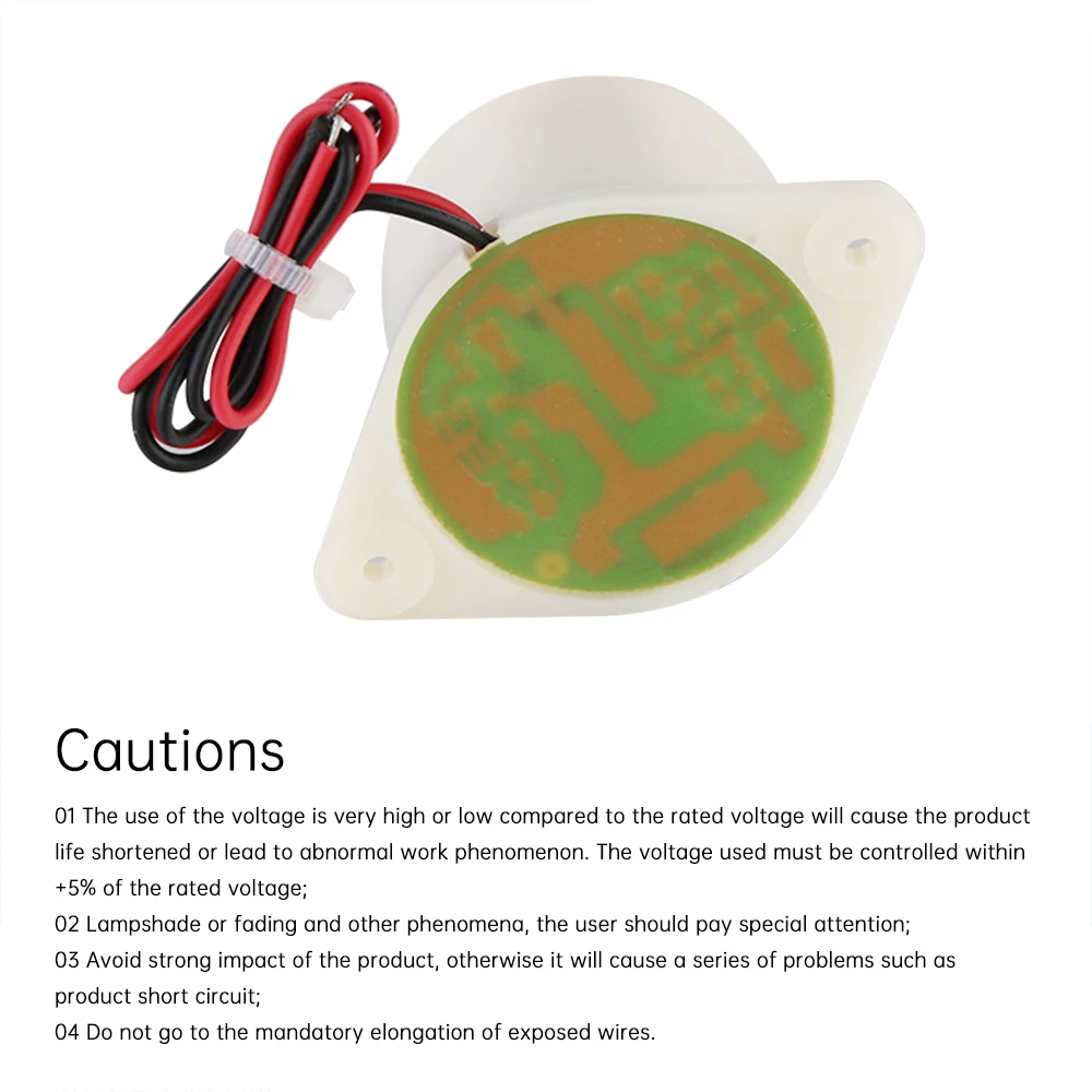 전자 부저 경고음 고 데시벨 DC 12V 24V AC220V 음향 광학 경보 표시기 깜박이는 빛 깜박이는 부저 LZQ-3D