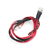 RED SPIDER 1Set RC Car LED Light Headlights and Taillights for Mini-Z MA020 MR03 FWD RWD 1/24 RC Car Upgrade Parts