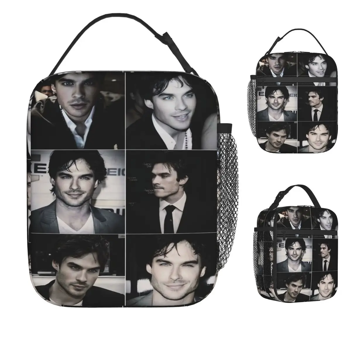 

Дневники вампира Дэймон Сальваторе, телесериал, сумка для обеда, рабочий ланч-бокс для девочек, дизайнерская термосумка-тоут, сумка-холодильник