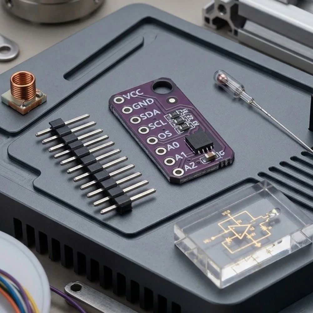 MCU-30205 MAX30205MTA Human Body Temperature Sensor Module Low Voltage For Continuous Monitoring Body Temperature
