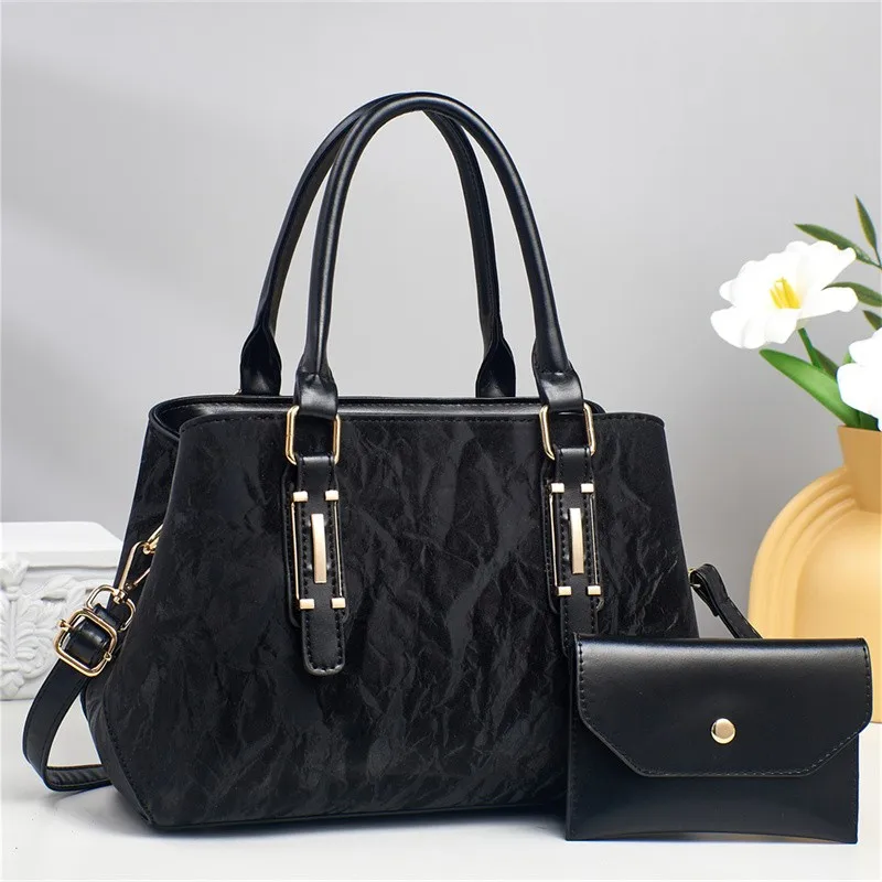 

Элегантная женская роскошная кожаная сумка-тоут Высококачественная дизайнерская сумка на плечо идеально подходит для модного городского повседневного образа жизни