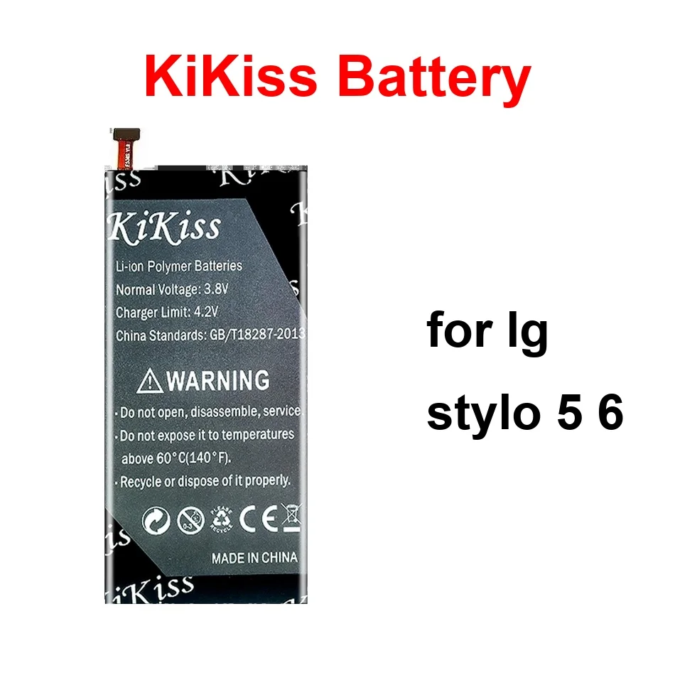 

Аккумулятор для мобильного телефона высокой емкости BL-T44 BL-T45 BL-T48 4200-4500 мАч для LG Stylo 5 6