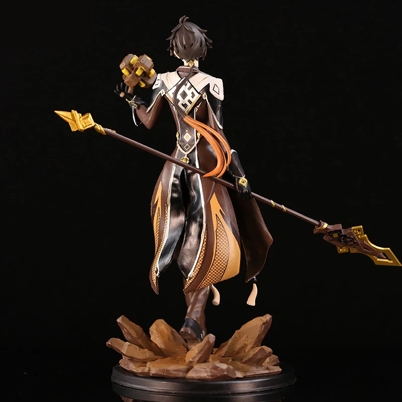 Genshin Impact Zhongli Figures Zhongli Anime Figures 26cm Pvc Action Figure Statue Figurine Model Doll Collectible Toys Gift