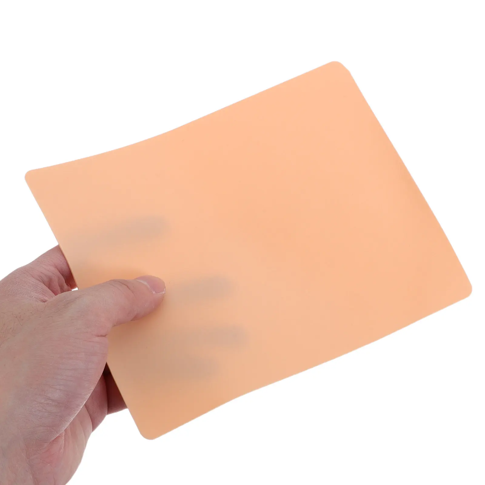 30Pcs Blank Tattoo Practice Skin 5.7x7.1inch Silicone Realistic Texture Lifelike Reusable Fake Skin for Tattooing Shading