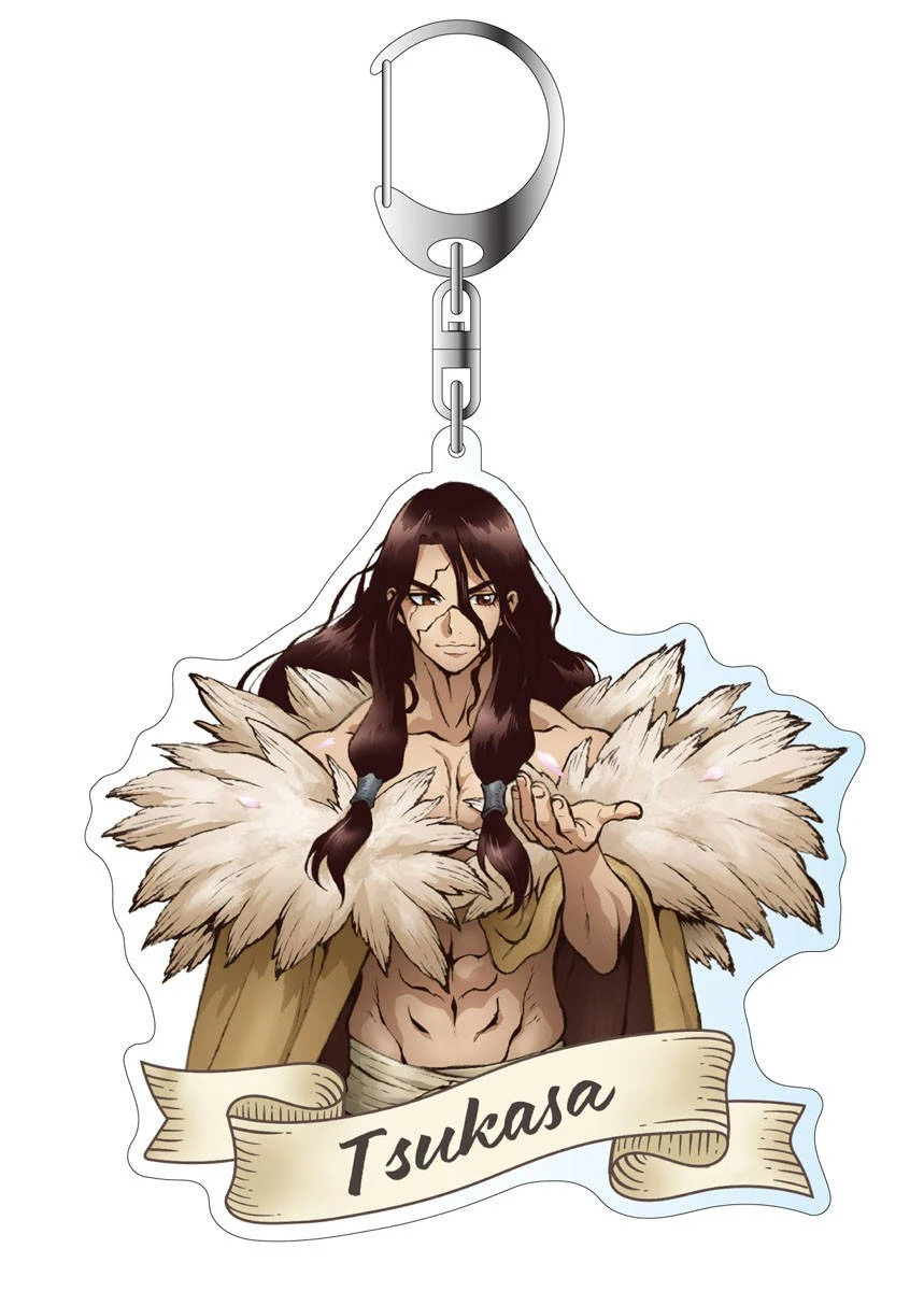 Anime Peripheral PRDr. Stone Acrylic Keychain Pendant, Ukyo Saionji, Isabel Asmicrons, Ri Senku, Ishigami, Ornamen, GérGifts, Environ 6cm