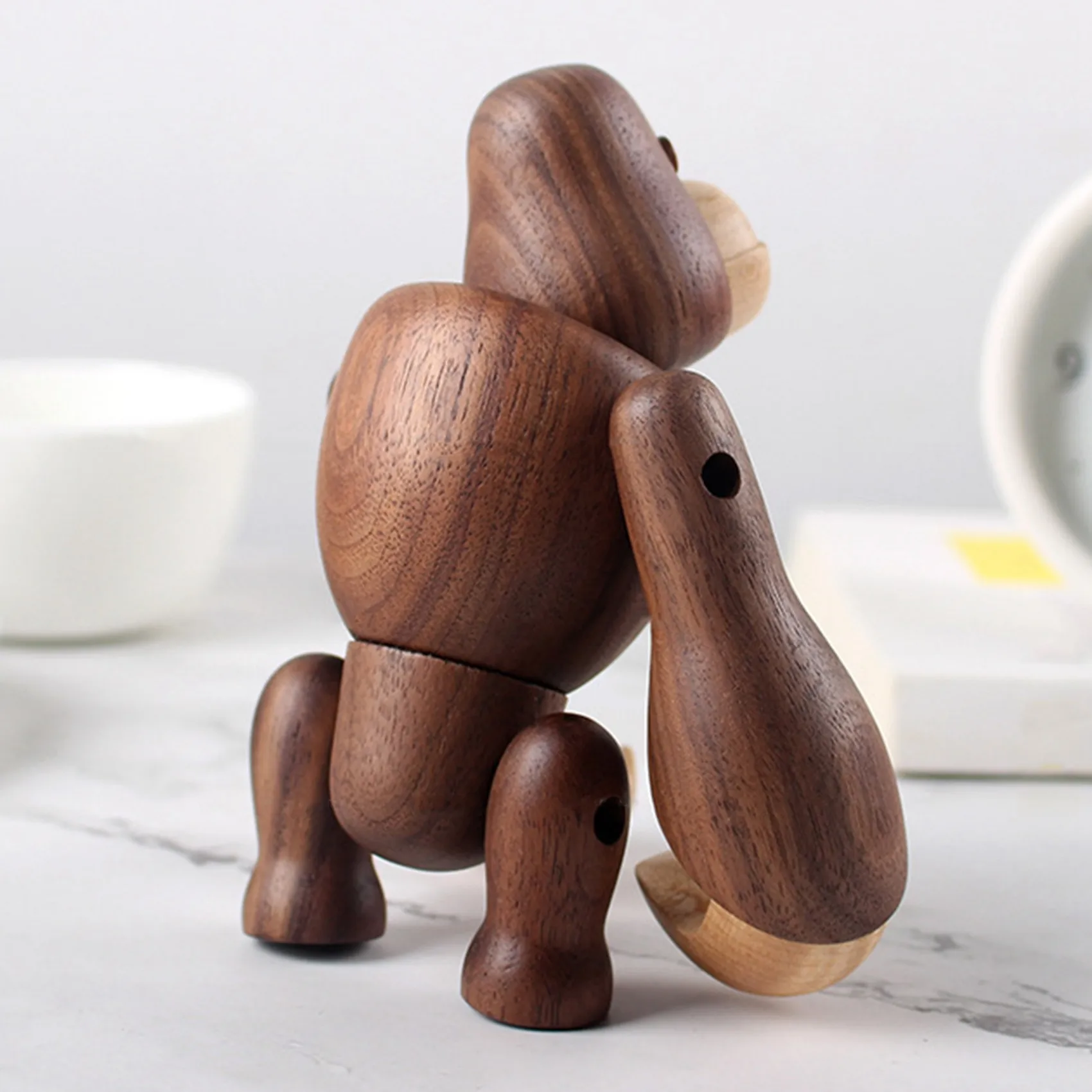 

Wooden Crafts Gorilla Creative Home Furnishing Decorations Can Hang King Kong Gifts Wooden Decorations