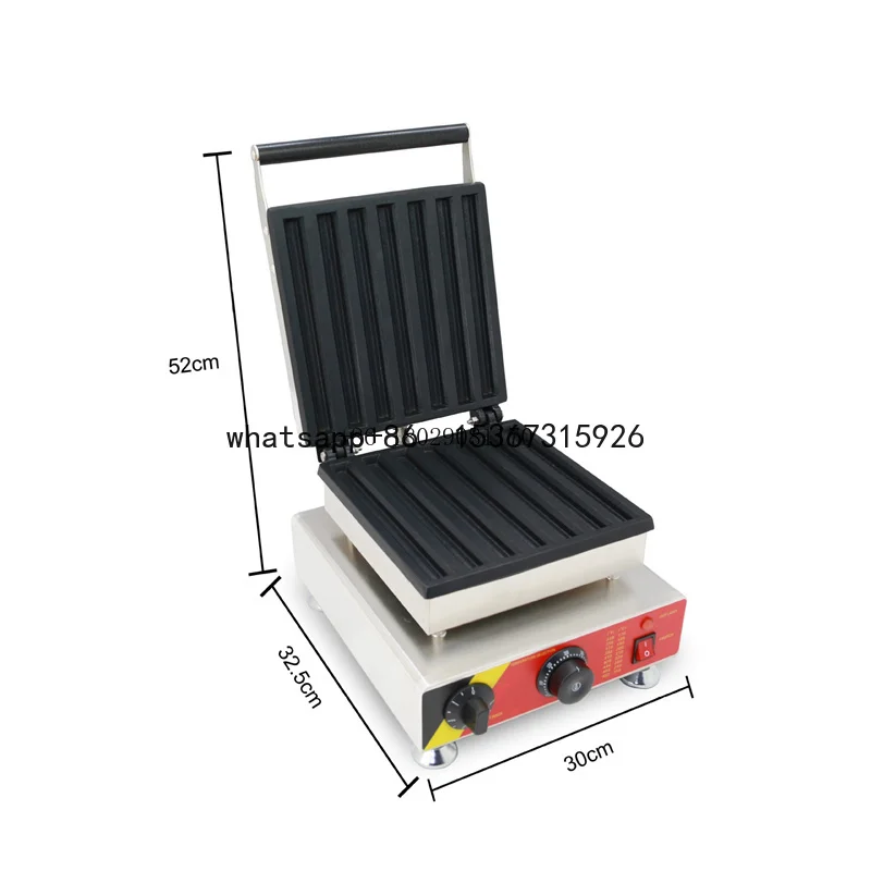 Maker Spanish Churros Waffle Cone Machines Waffle Iron Plate  Commercial CE Approved Churros Bakery Equipment Commercial Waffle