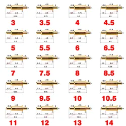 High Current Pogo Pin Connector Pogopin Battery Spring Loaded Contact SMD Needle 3 4 5 6 7 8 9 10 11 14 POGOPIN Charge Test Prob