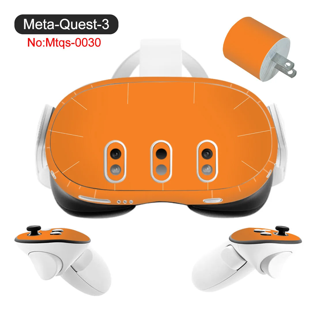 ملصق جلدي واقي مضاد للخدش لوحدة تحكم Meta Quest 3 وسماعة الرأس مجموعة كاملة