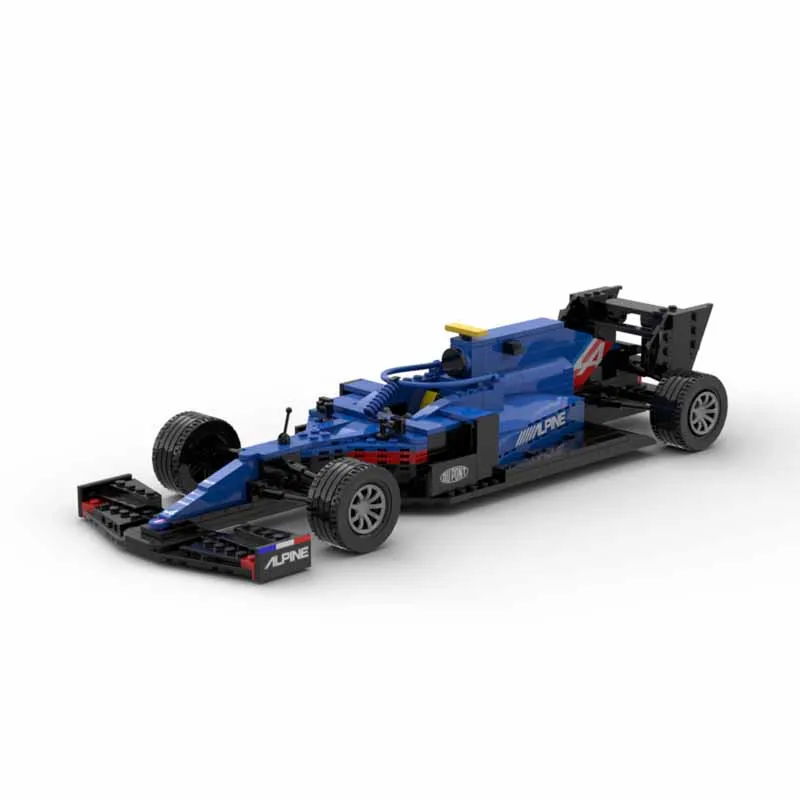 MOC-73519 Neues klassisches Sportwagen-Rennbausteinmodell 359 Teile Jungen Kindergeburtstag Baustein Spielzeug Geschenk