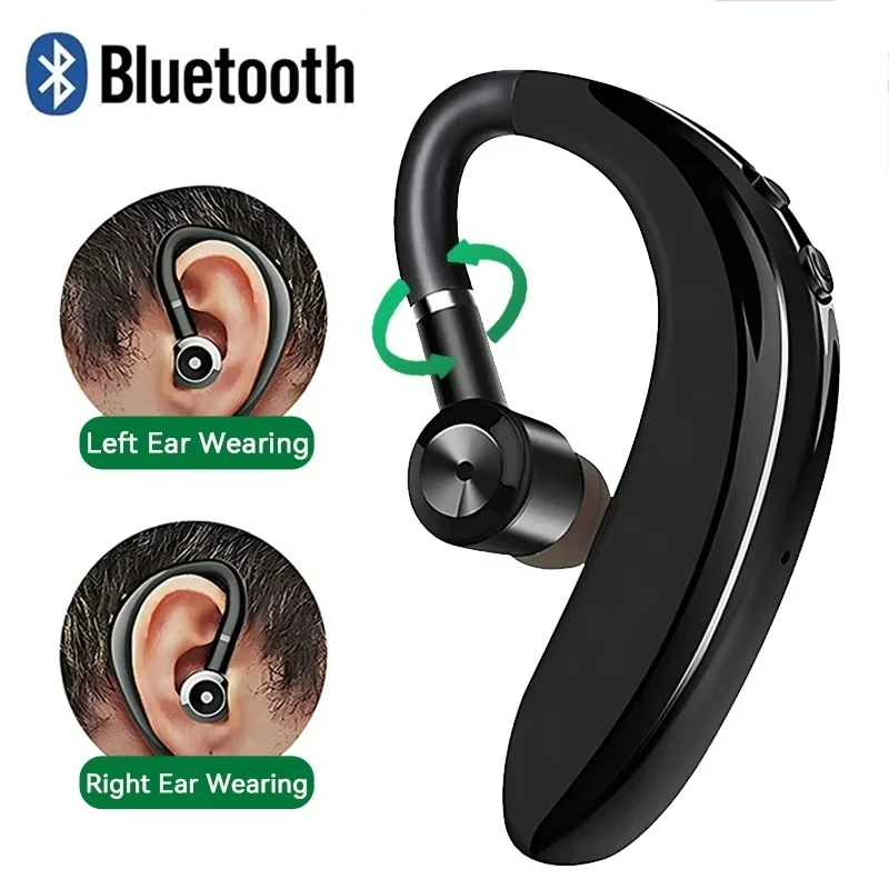 Waterproof Wireless Earbuds Noise Cancelling Mic Sport Business Audio Ear Hook For iPhone/Xiaomi/Huawei Phone Earphone Accessory