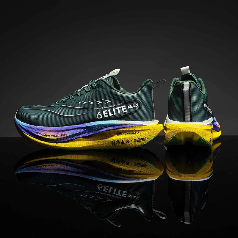 

Men Running Shoes Nonskid Carbon Board Speciality Marathon Lightweight Women's Comfortable Athletic Sports Breathable Sneakers