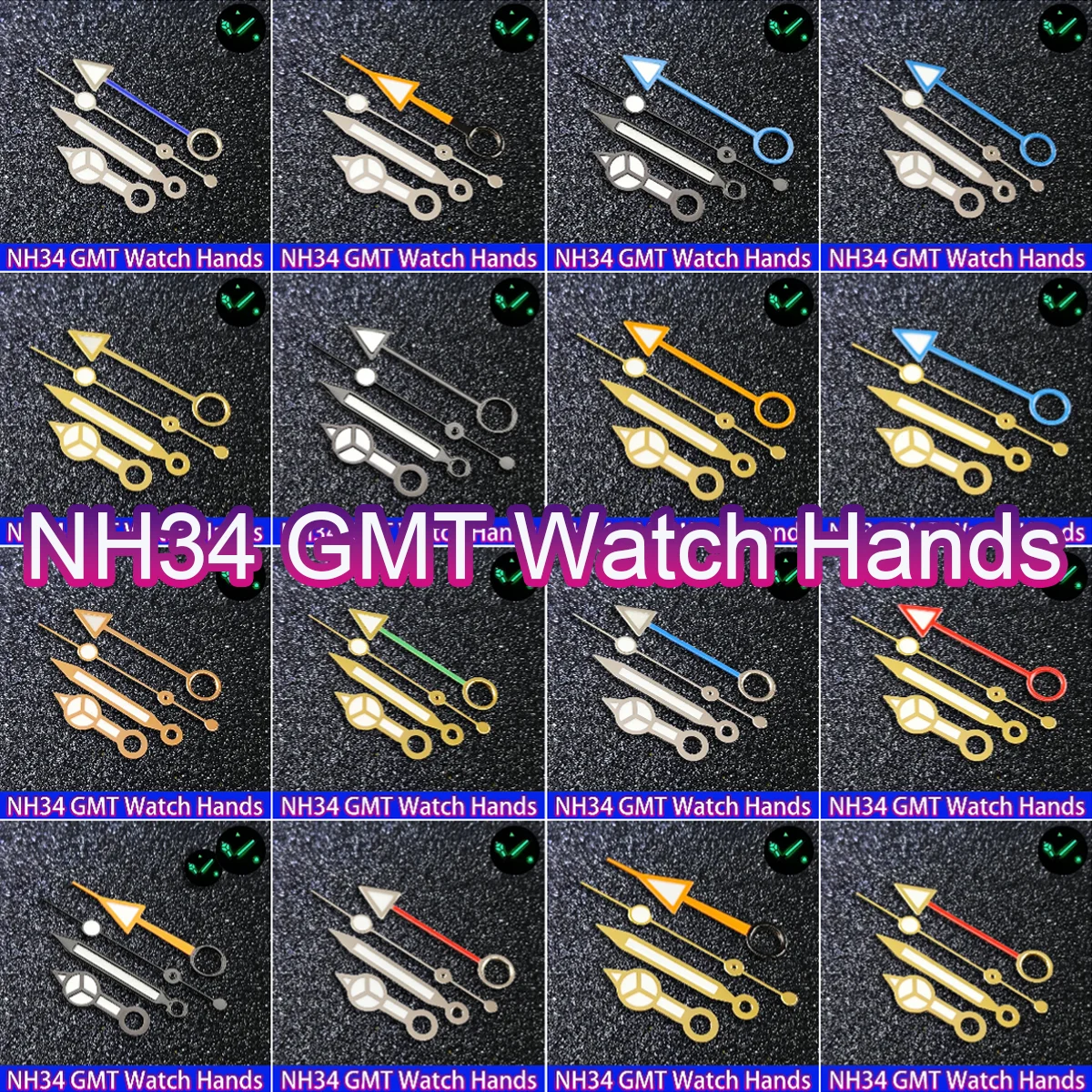 NH34 Gmt Watch Hand…