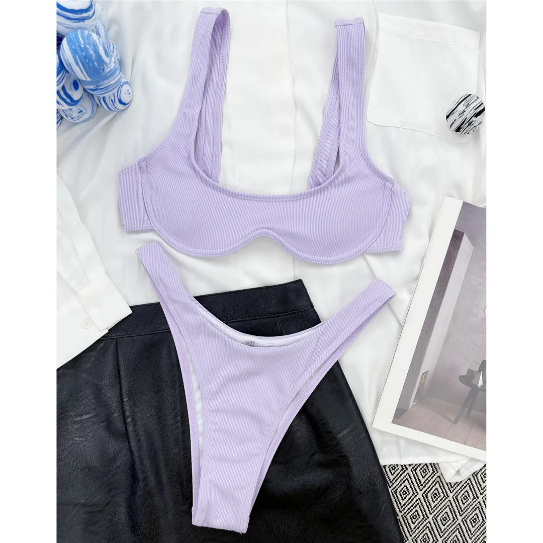 Sexy V-Bar-Bikini mit Bügel, Damen-Badeanzug, zweiteiliges Bikini-Set, brasilianischer Badeanzug, Badebekleidung für Damen, V2870 – Detail 28