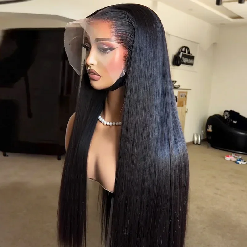 

Волна воды Парик фронта шнурка 5x5 Глубокая волна Бесклеевая застежка Парик Бразильский 13x4 13x6 HD Вьющиеся кружевные фронтальные парики из человеческих волос для женщин