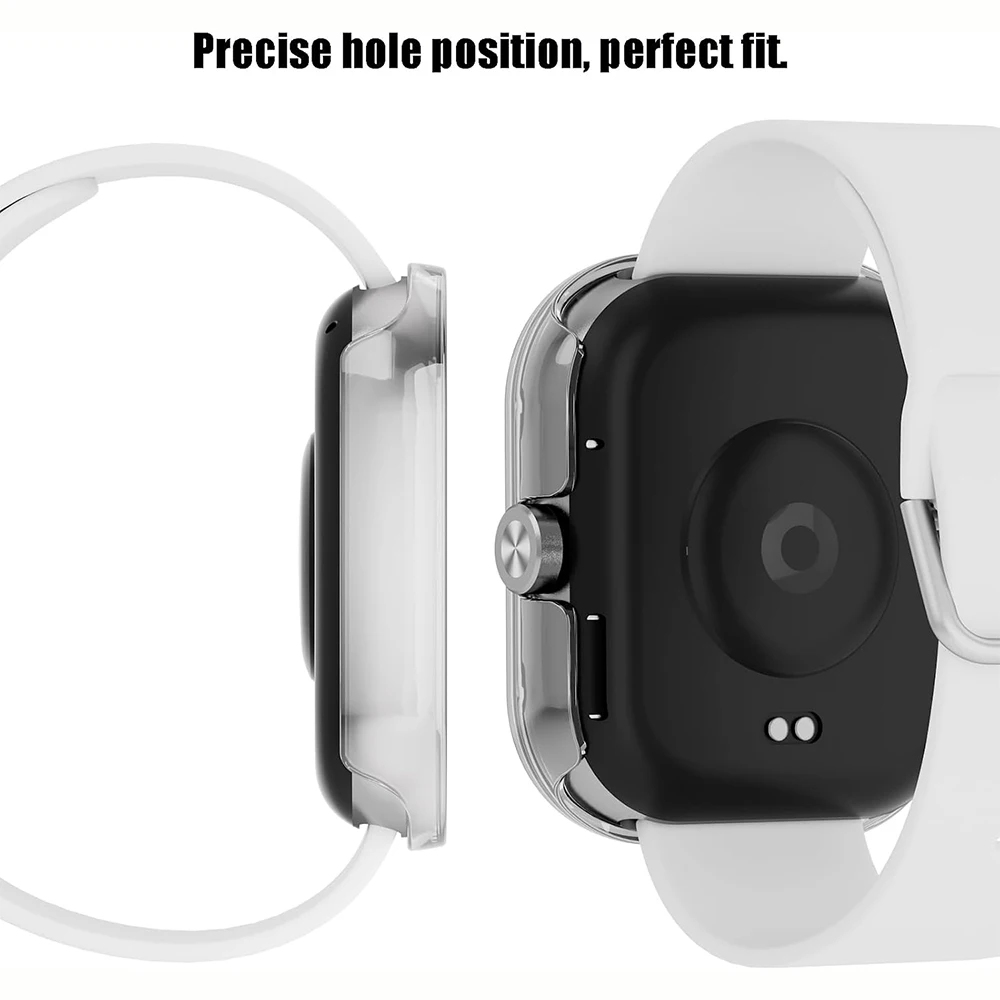 Watch Case for Redmi Watch4/5 Watch5 Active/Lite anti Fall and anti Scratch Protective Case with High-Definition Tempered Film