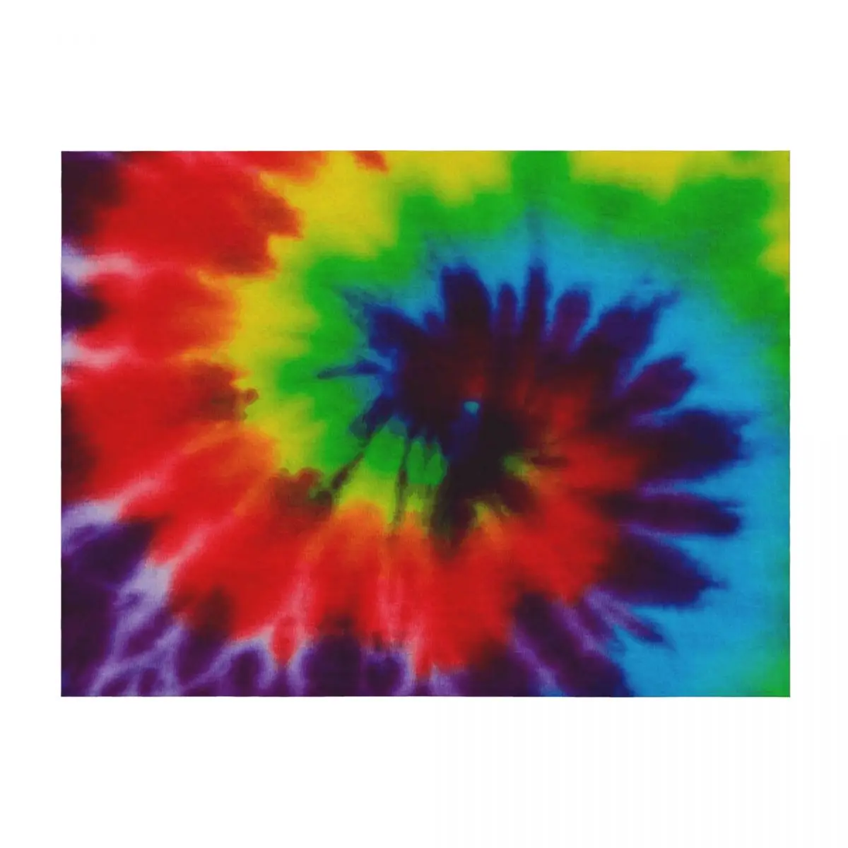 

Tye Dye 3 Throw Blanket Luxury Furry Hairy warm for winter Blankets