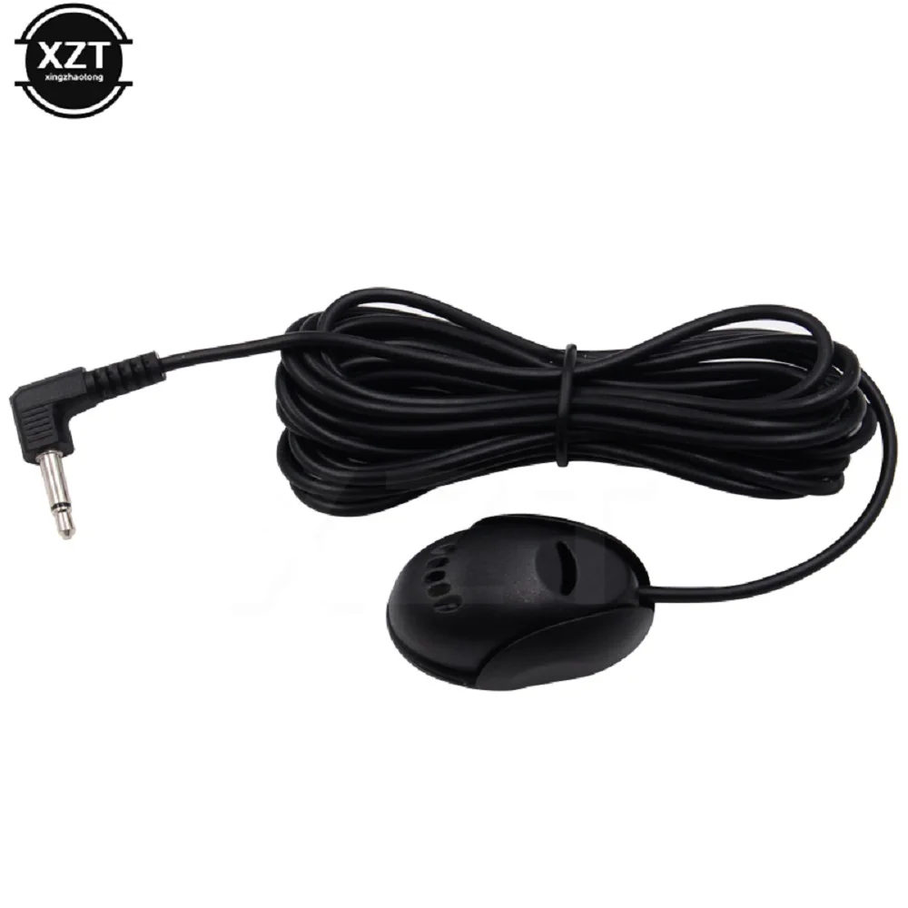 Mini 3.5mm Car External Microphone For laptop DVD Radio Stereo Player Car Dashboard Mic Stereo Radio GPS Adapter hot sale