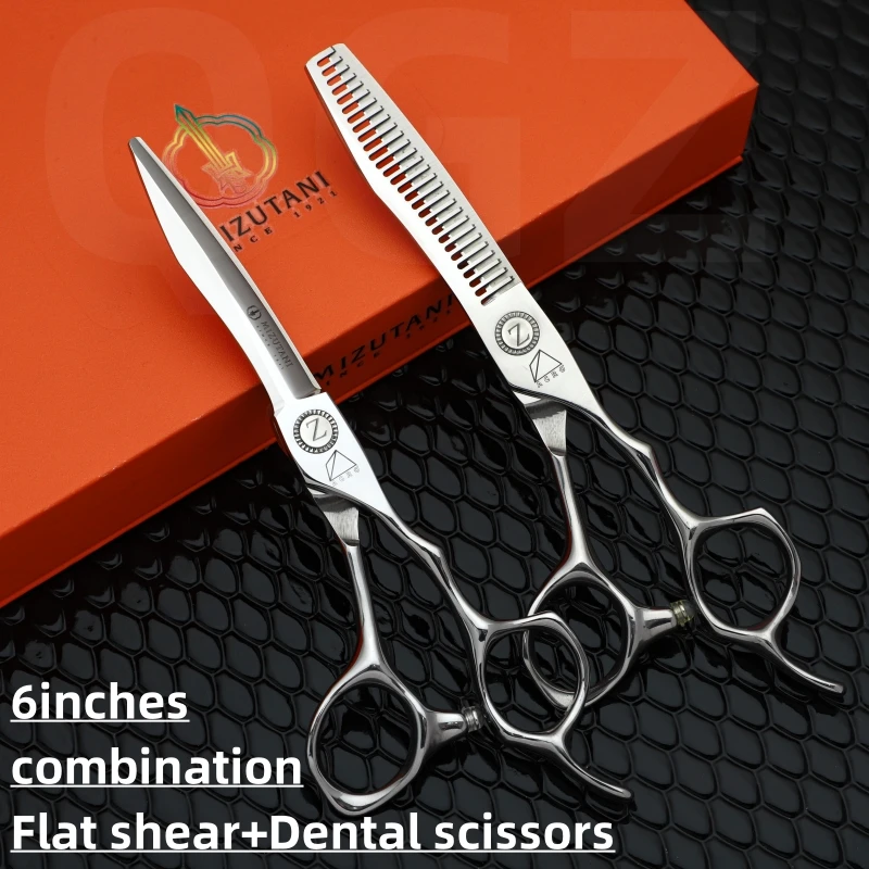 

Mizutani VG10 Professional hairdresser hair scissors texture thinning shears 6.0-7.0-inch Salon hairdressing tools