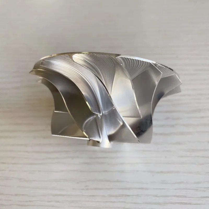 K26 50.33/72.60 مللي متر 7 + 7 شفرات عالية الأداء توربو طحن/الألومنيوم 2618/عجلة ضاغط البليت لـ 5326-970-0001 M57D30TU2 #6