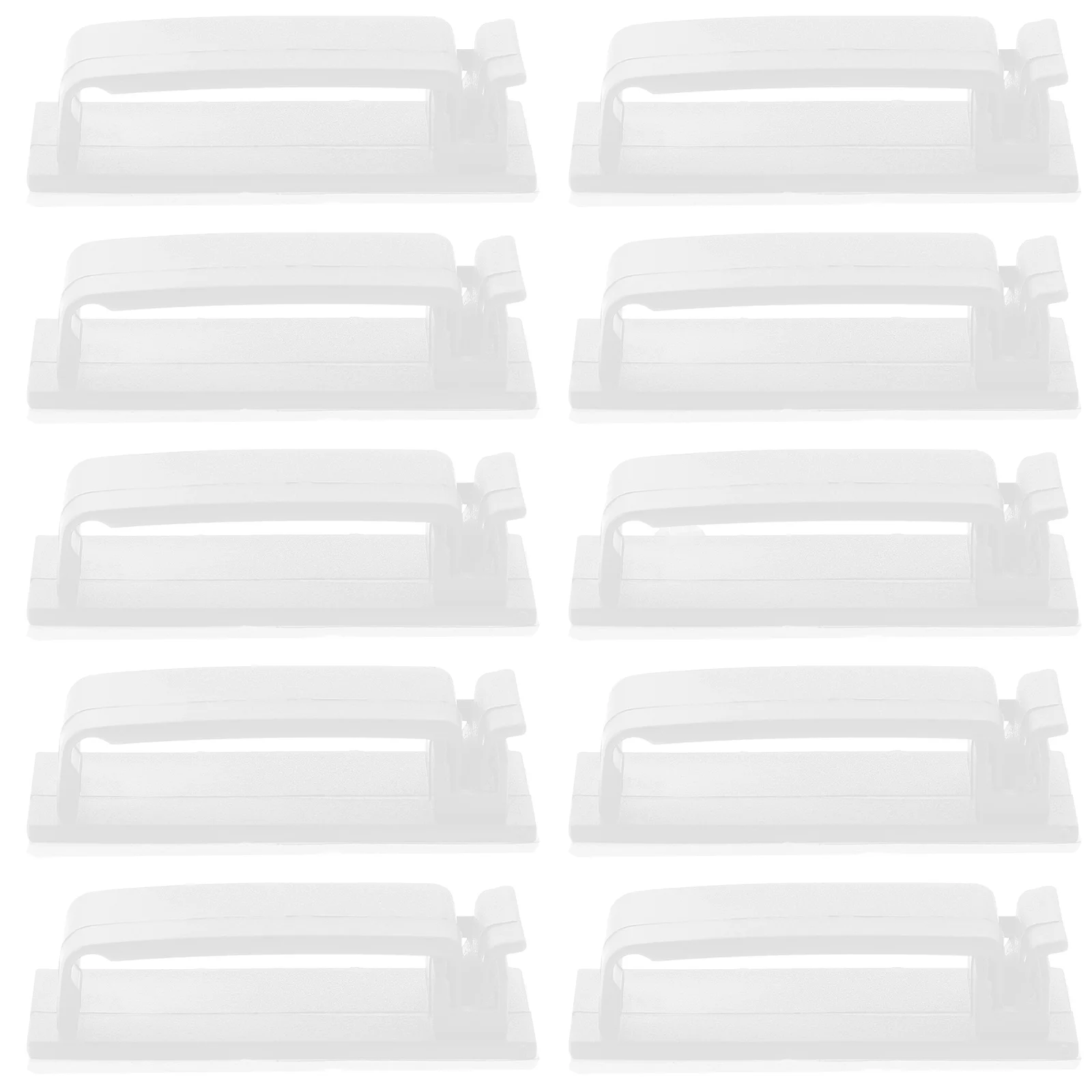 

50pcs Wall Wire Organizers Cable Management Holders Fixing Clips Charging Cables Usb Cord Organizer Desktop Storage Buckles
