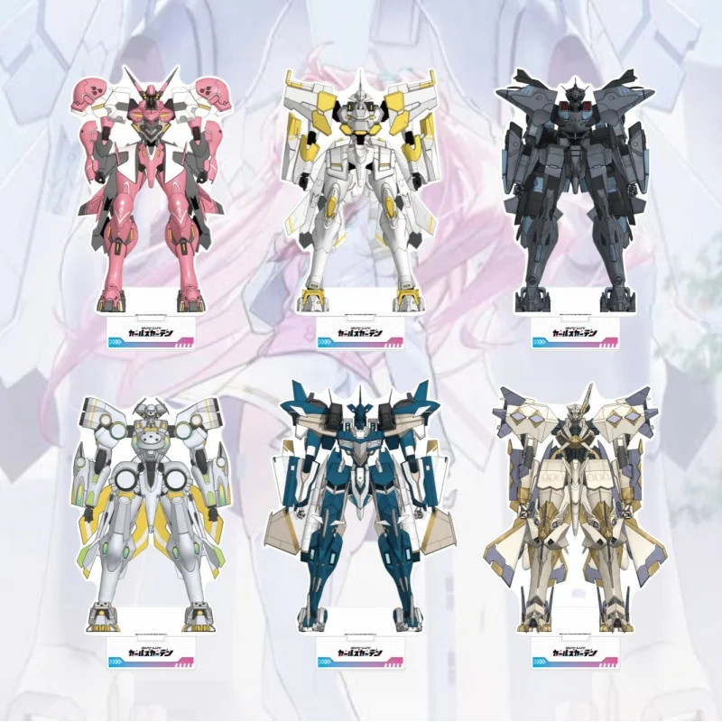 Game Muv-Luv Girls Garden Anime Meikou Warden Crimson Veil Aurora Lance Acrylic Figure Stand Cartoons Keychain Birthday Gifts