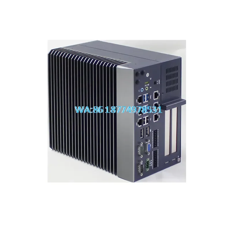 Wmwmnu Compact Industrial Mini PC 6 GbE LAN 24V DC Fanless Desktop Optional UPS Wall Mount PCIe X16 X4 PCI Slots Embedded