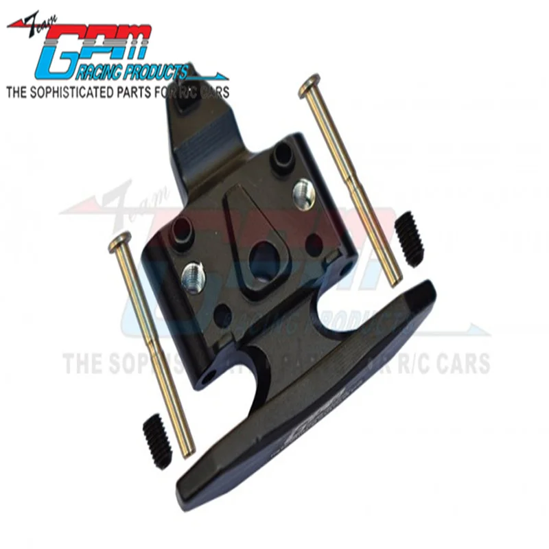 GPM PARACCO Anteriore IN ALLUMINIO CON D-RINGS + PIASTRA DI SKID Anteriore IN ALLUMINIO -5PC Per LOSI 1/18 Mini-T 2.0 2WD Stadium Truck RTR Aggiornamento