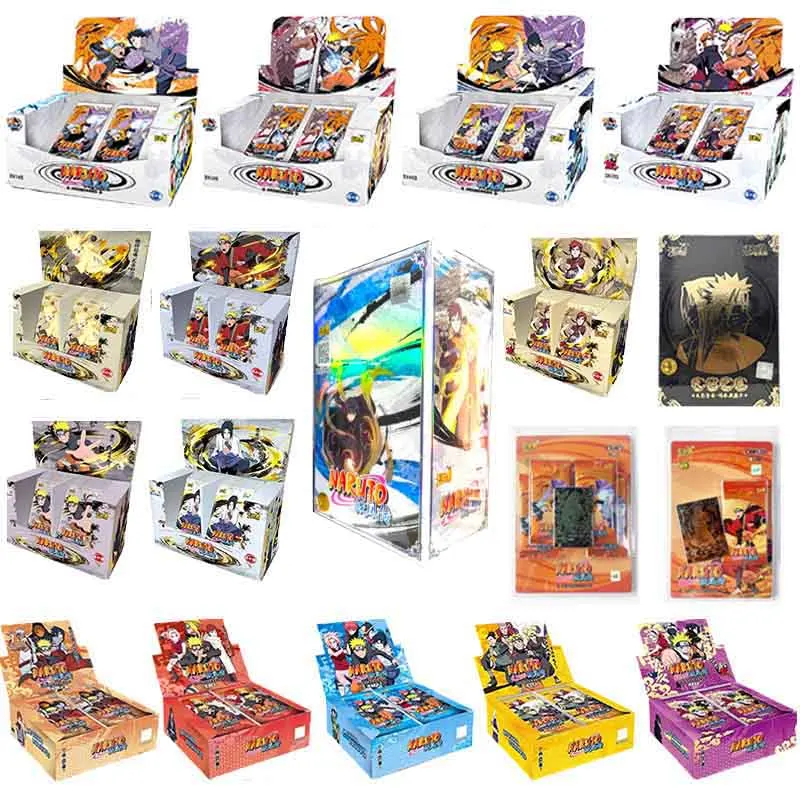 

A Case T4 W5 Kayou Original Naruto Cards Collection Booster BOX Full Set Naruto Bronzing Inheritance Rare BP CR Collection Cards