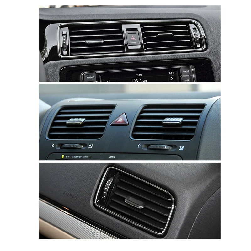 Car Air Conditioning Vent Toggle Piece Outlet Card Clip Wind Direction Plectrum Knob For Sagitar