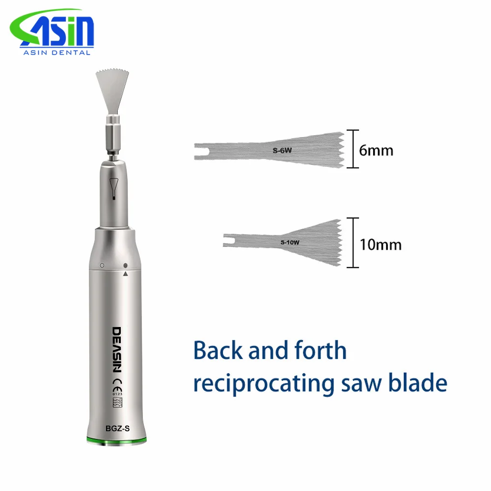 Oral Chirurgie Dental Chirurgische Säge Handstück für Implantologie/Dental Säbelsägeblatt Knochenschneiden Handstück Implantat Motor