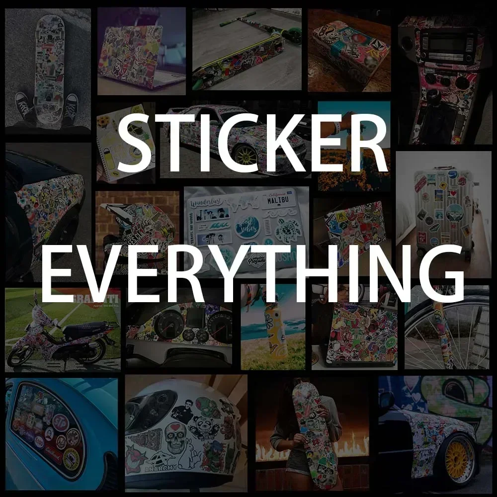 50/100pcs Cool Racing Car JDM Stickers Decals Laptop Skateboard Luggage Phone Helmet Waterproof Motorcycle Sticker Packs image 5