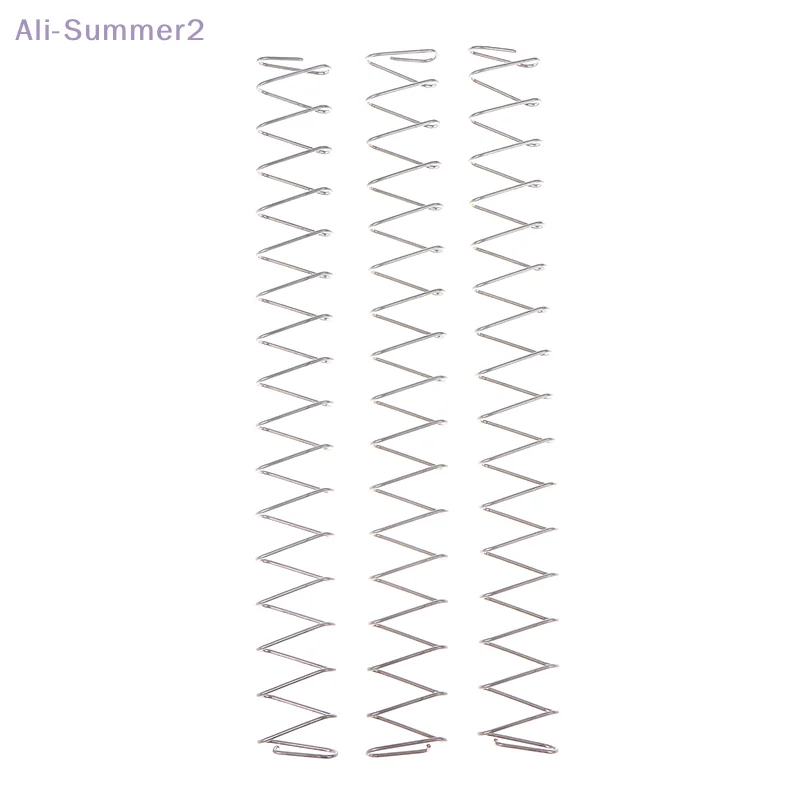 {MX} 1/3Pcs 1.3mm Wire Diameter Rectangular Springs Stainless Steel Fatigue Resistant Square Compression Spring Flat Spring