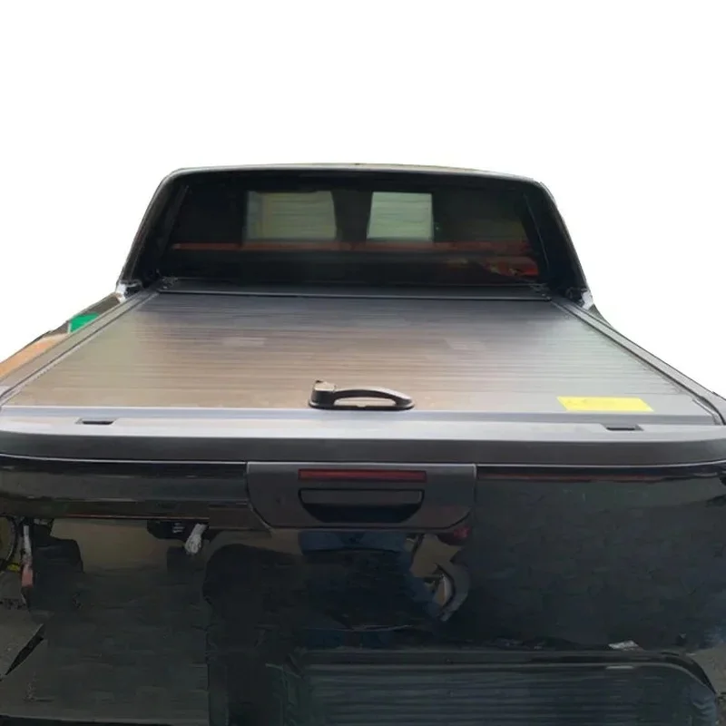 High Quality Anti-Theft Aluminum Alloy One-touch Electric Retractable Pickup Truck Tonneau Cover Exterior Accessories